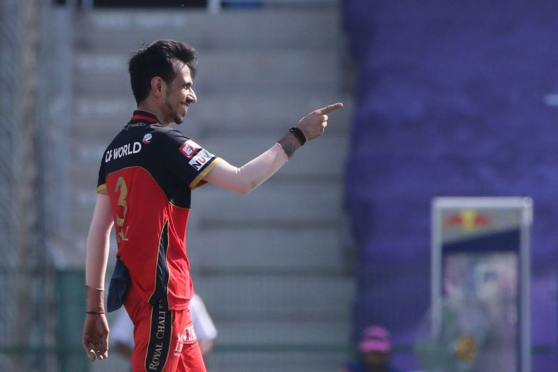 Yuzvendra Chahal's 3 for 24 helped RCB restrict RR to 154 (Image: iplt20.com)