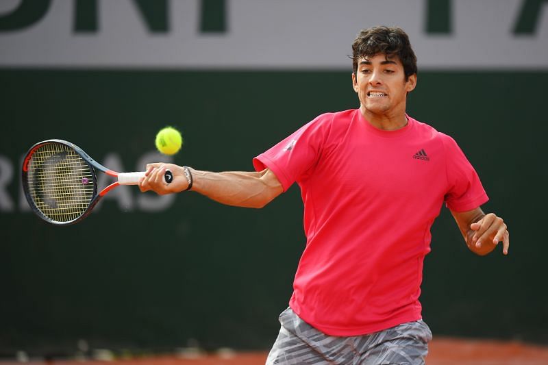 Cristian Garin at the 2020 French Open