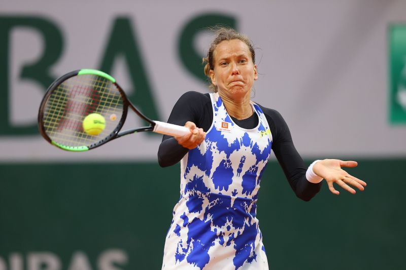 Barbora Strycova at the 2020 French Open