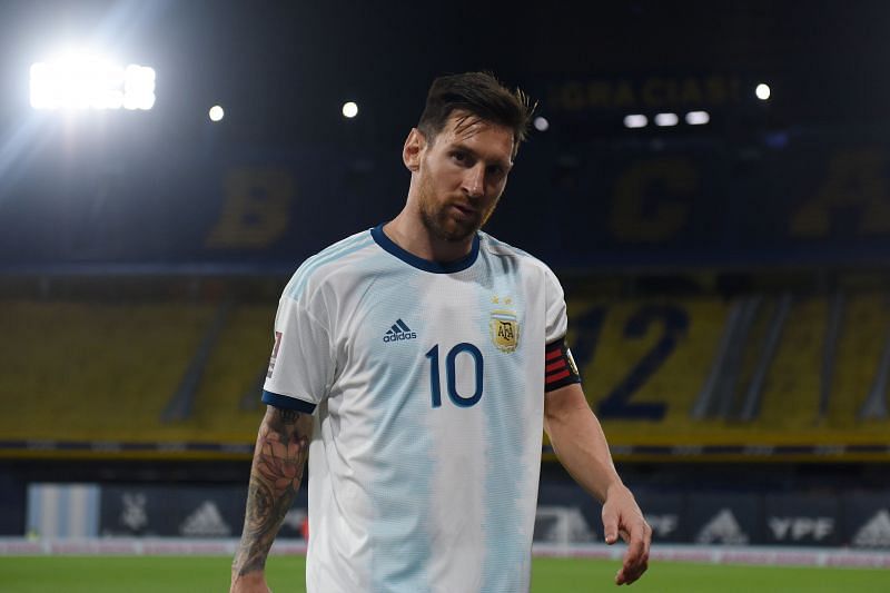 Lionel Messi of Argentina&nbsp;and Barcelona