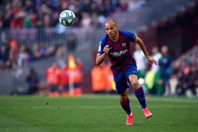 Martin Braithwaite succeeds Luis Suarez as the new Barcelona number 9
