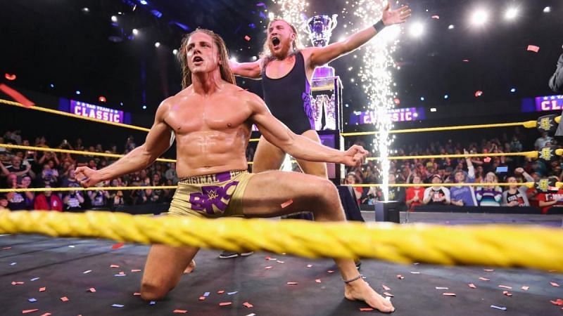 Matt Riddle won gold with Pete Dunne in WWE NXT