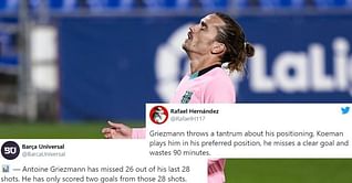 Twitter explodes as Barcelona suffer 1-0 defeat against Getafe