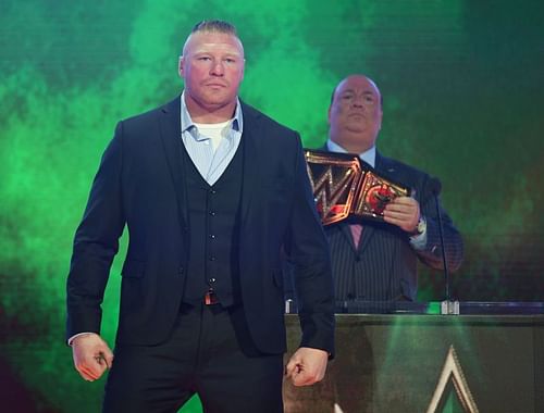 Former WWE champion Brock Lesnar