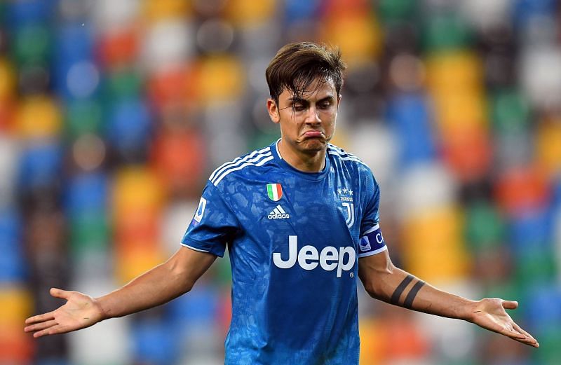 Paulo Dybala of Juventus during the Serie A match between Udinese Calcio and Juventus at Stadio Friuli