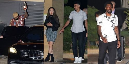 LA Lakers stars spotted partying in Malibu.