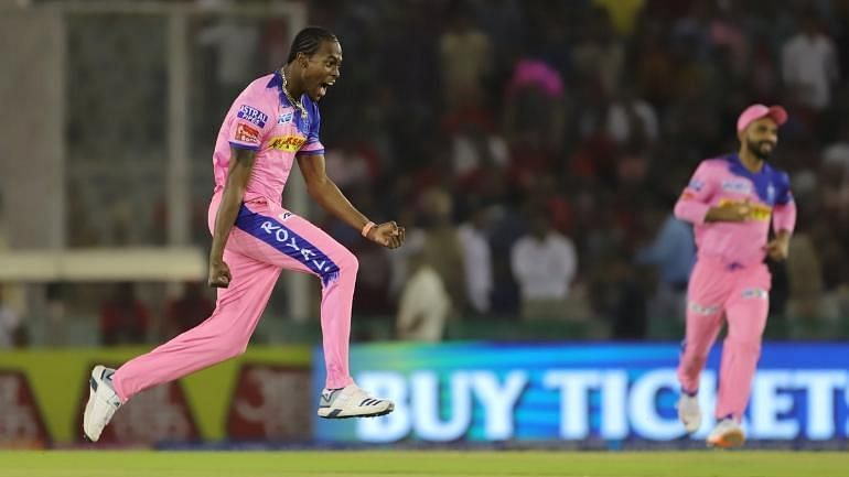 Jofra Archer bowled a fiery spell in RR&#039;s last game