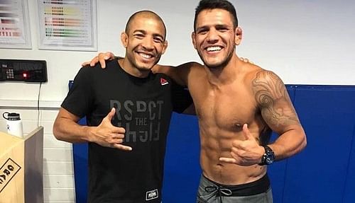 Jose Aldo and Rafael dos Anjos