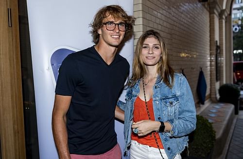 Alexander Zverev and ex-girlfriend Olga Sharypova