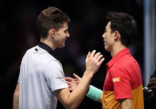 Dominic Thiem and Kei Nishikori