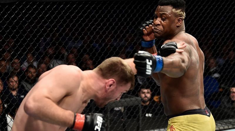 Francis Ngannou and Stipe Miocic went the distance in their first encounter