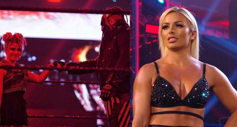 Alexa Bliss and Mandy Rose have been engaged in bizarre couple pairings by WWE