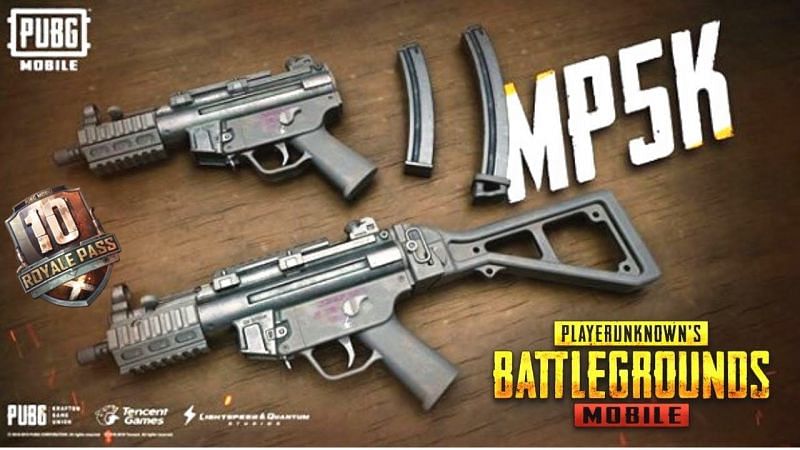 The MP5K can be equipped with four attachments in PUBG Mobile