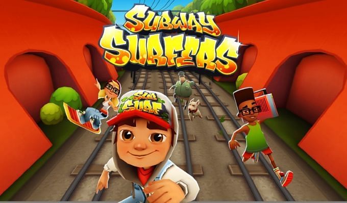 MONTREAL, CANADA - APRIL 5, 2016 : Subway Surfers Game On Android Device. Subway  Surfers Is A Temple Run-style Game Where You Have To Escape From A Railway  Inspector. Stock Photo, Picture