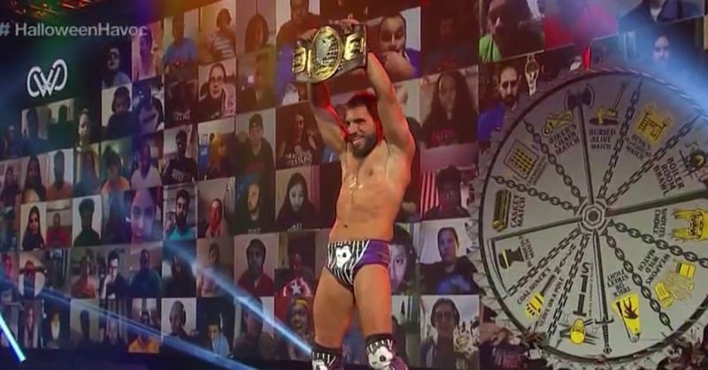 Johnny Gargano became the WWE NXT North American Champion at the Halloween Havoc event