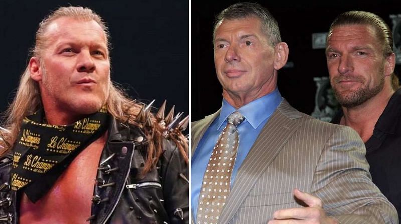 Chris Jericho, Vince McMahon, and Triple H