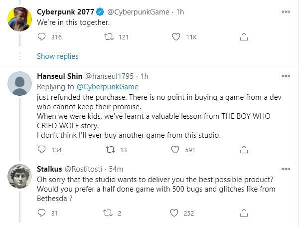 cyberpunk 2077 twitter