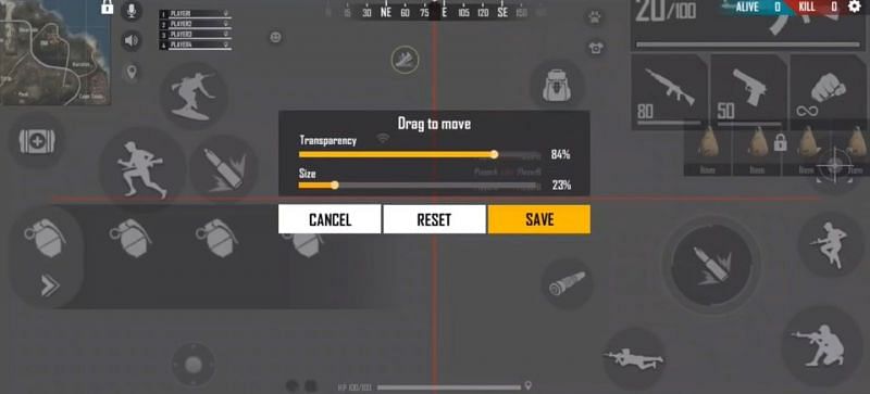 free fire custom hud settings 2 finger raistar