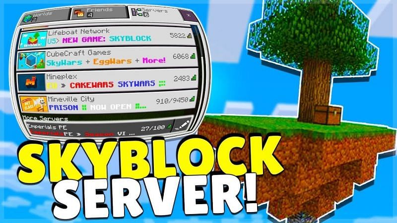 good skyblock servers minecraft