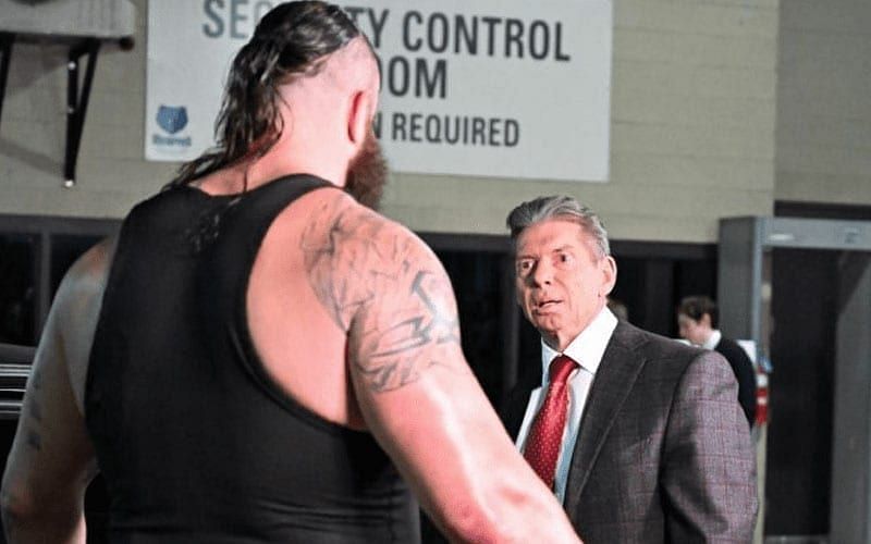 Braun Strowman and Vince McMahon