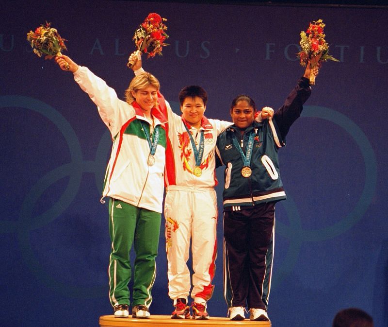 Karnam Malleswari won the bronze medal at the 2000 Sydney Olympics