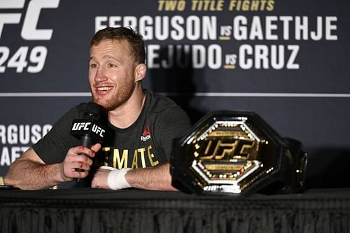 UFC interim lightweight champion Justin Gaethje