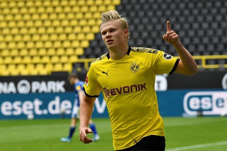 Erling Braut Haaland is one of the top young Bundesliga players at the moment.