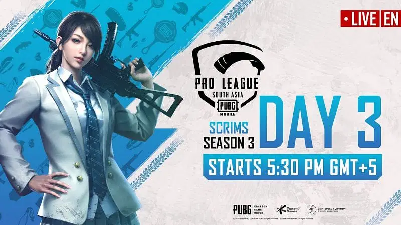 PMPL South Asia season 2 scrims day 3