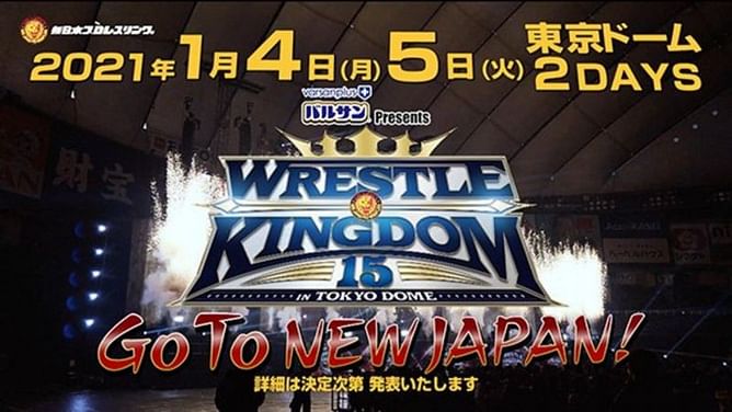 NJPW announces Wrestle Kingdom 15 will be two-day event again