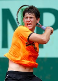 Dominic Thiem's grandfather played a big role in his career on the junior circuit