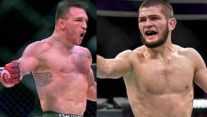 Khabib Nurmagomedov talks about using "only standup" to beat Michael Chandler