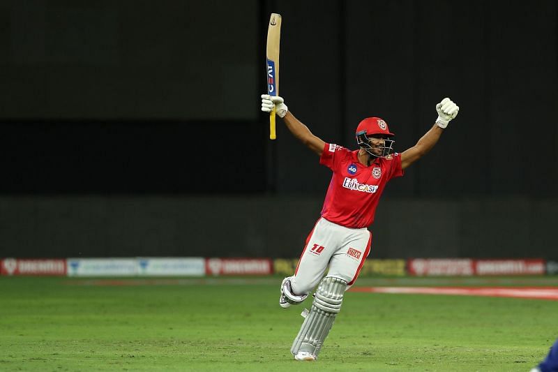 Mayank Agarwal hit the winning runs for KXIP in the second Super Over&nbsp;[P/C: iplt20.com]