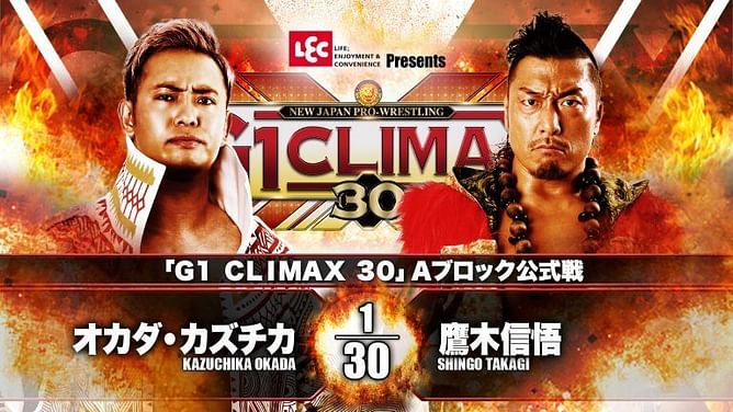 G1 Climax 30 Night 13 Results: Okada faces Shingo in an all-time classic