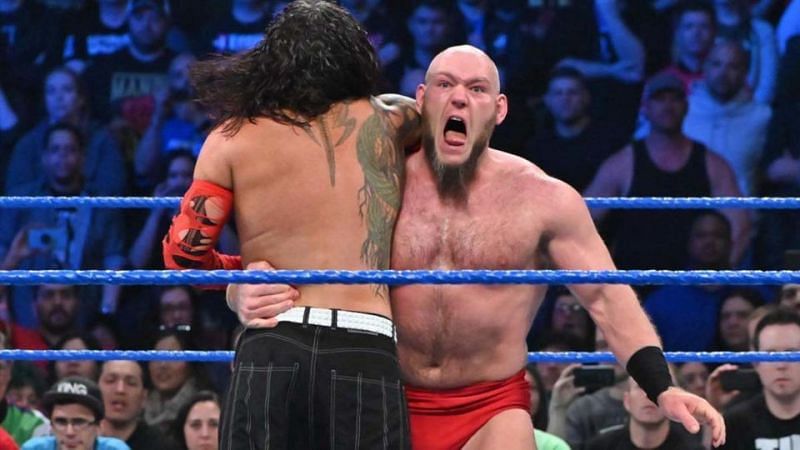 Lars Sullivan has attacked Jeff Hardy a couple of times.