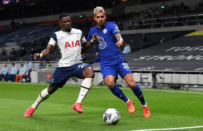 Emerson Palmieri in action for Chelsea