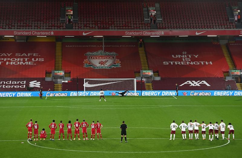 After 90 minutes, the game went straight to penalties as part of the new format of the Carabao Cup