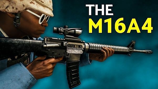 M16A4+4x combo in PUBG Mobile(Image credits: Quora.com)