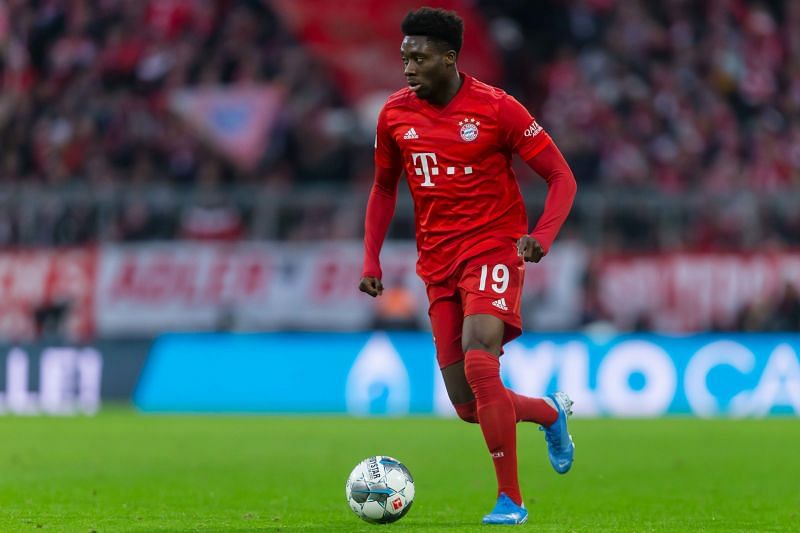 Alphonso Davies could cause Kieran Trippier plenty of trouble with his electric pace.