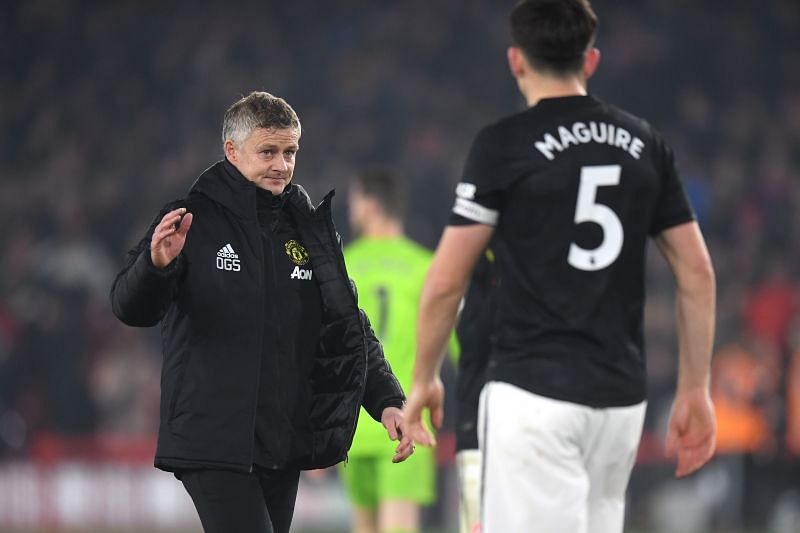 Solskjaer spent a massive &pound;80m on Harry Maguire in the summer of 2019.