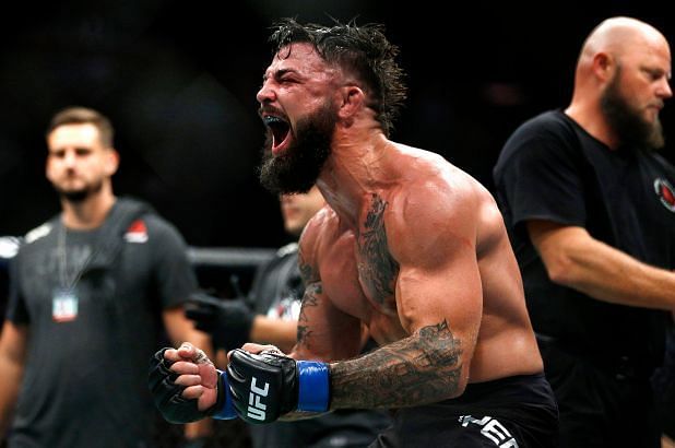 Mike Perry has been accused of domestic violence by his ex-wife