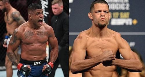 Gilbert Burns targeted Nate Diaz's Mixed Martial Arts record