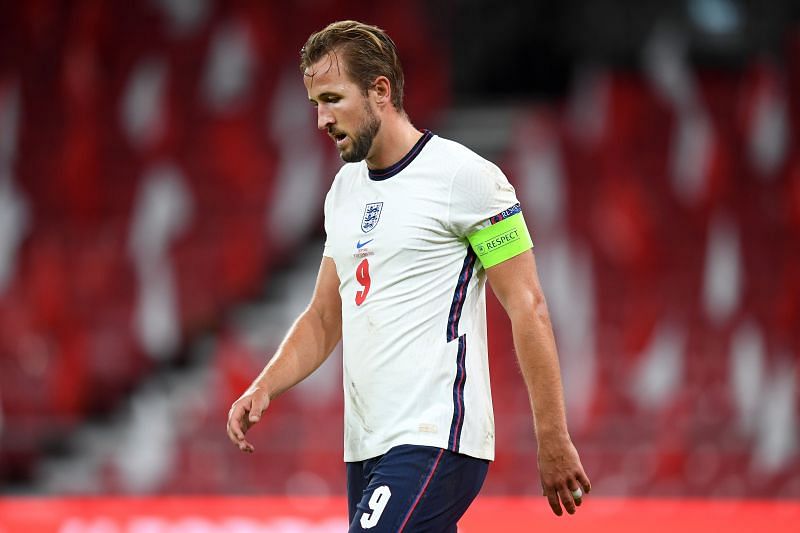 Harry Kane suffered a muscle injury while playing for England.