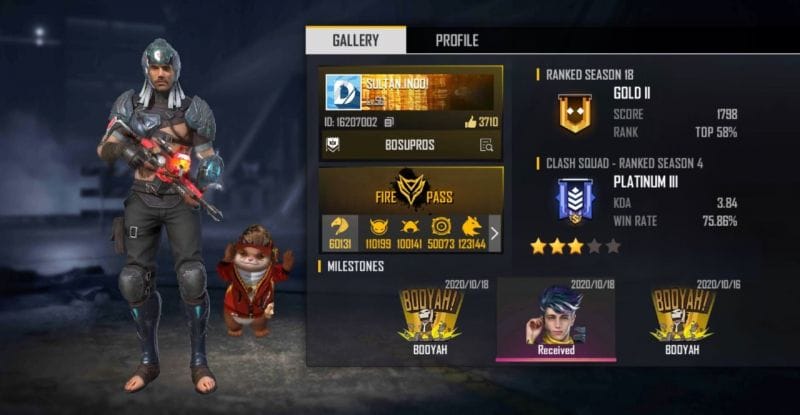 free fire sultan id
