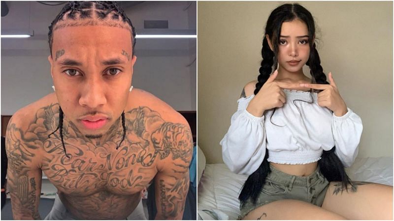 Tyga and Bella Poarch were rumoured to have spent a night together after re...