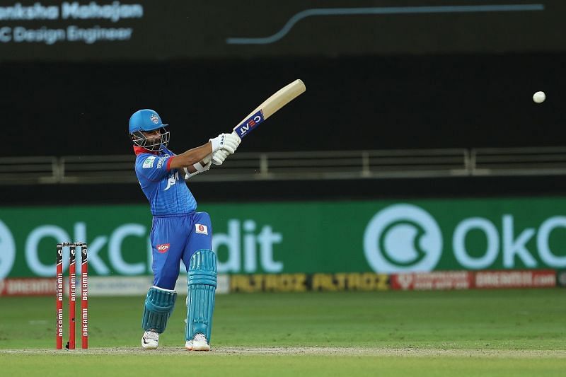 Former Team India opener Rahane has struggled with his strike rate so far. [PC: iplt20.com]