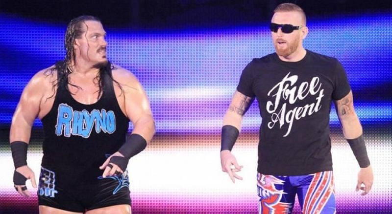 Rhyno and Heath are two of the participants in the Call Your Shot Gauntlet Match