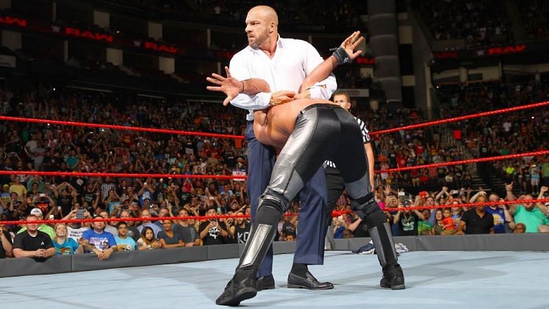 Triple H shocked the WWE Universe by turning on his protege, Seth Rollins