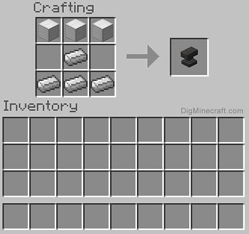 Minecraft: How to make an Anvil in the game