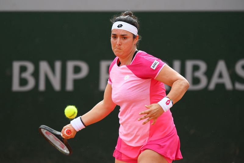 Ons Jabeur at the 2020 French Open.