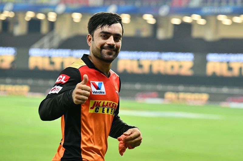 Rashid Khan got Nicholas Pooran caught by T Natarajan [P/C: iplt20.com]